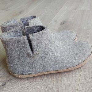 Glerups 100% Wool Slip On Booties from Denmark women's US 5.5-6 GUC